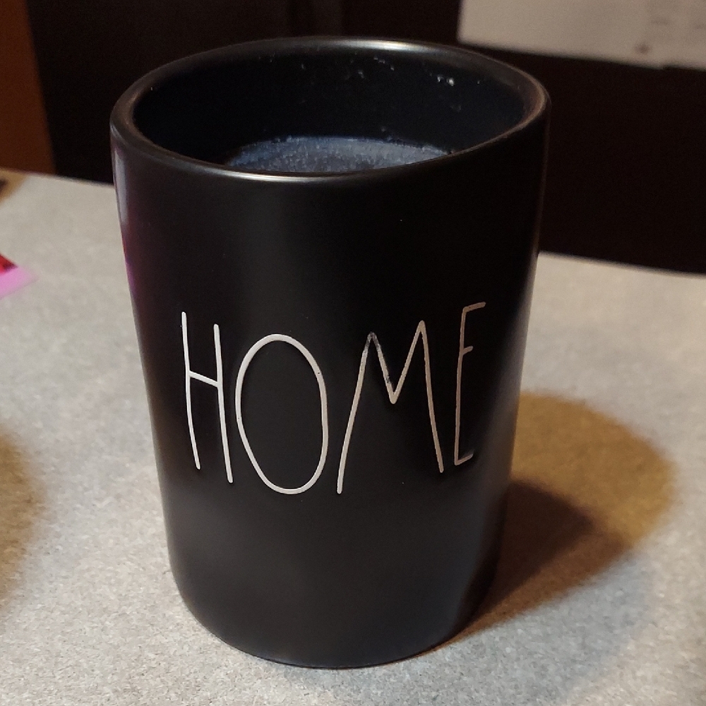 Rae Dunn Black Home Accent Candle